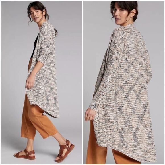 Anthropologie Sweaters - NWT Anthropologie Pilcro Padma Space-dye Longline Cardigan Sweater XS
